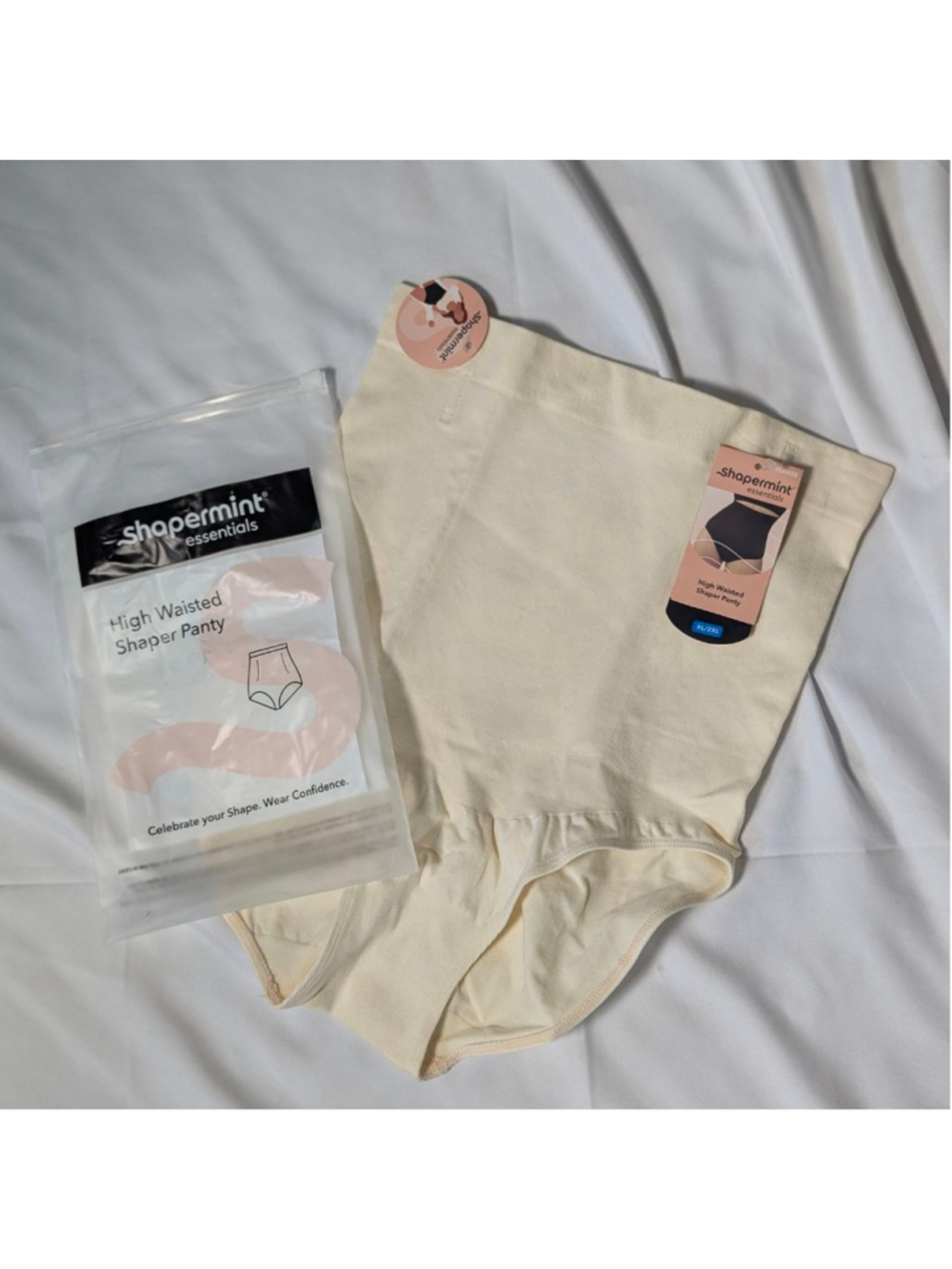 Shapermint Essentials High Waisted Shaper Panty Nude XL 2XL - Picture 6 of 7